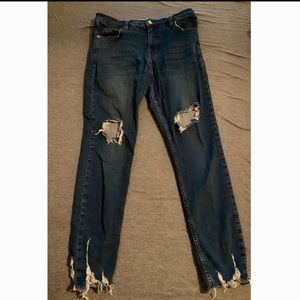 Free People high-rise skinny jeans
